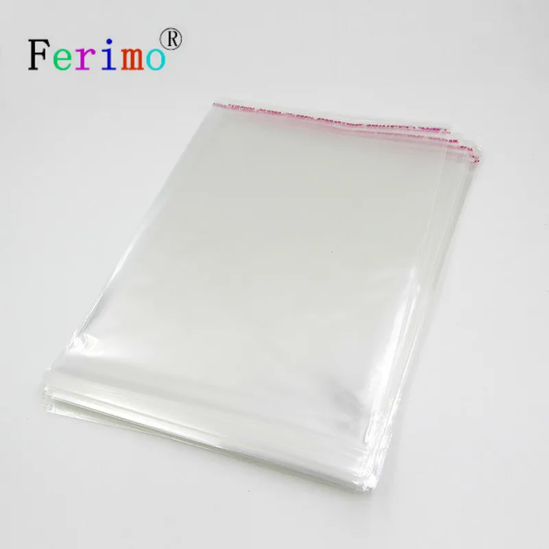 Ferimo 100pcs Variety of Sizes Recyclable Hot Selling Useful Clear Plastic Bags Self Adhesive Seal Jewelry Gift Package Opp BagS | Дом и сад