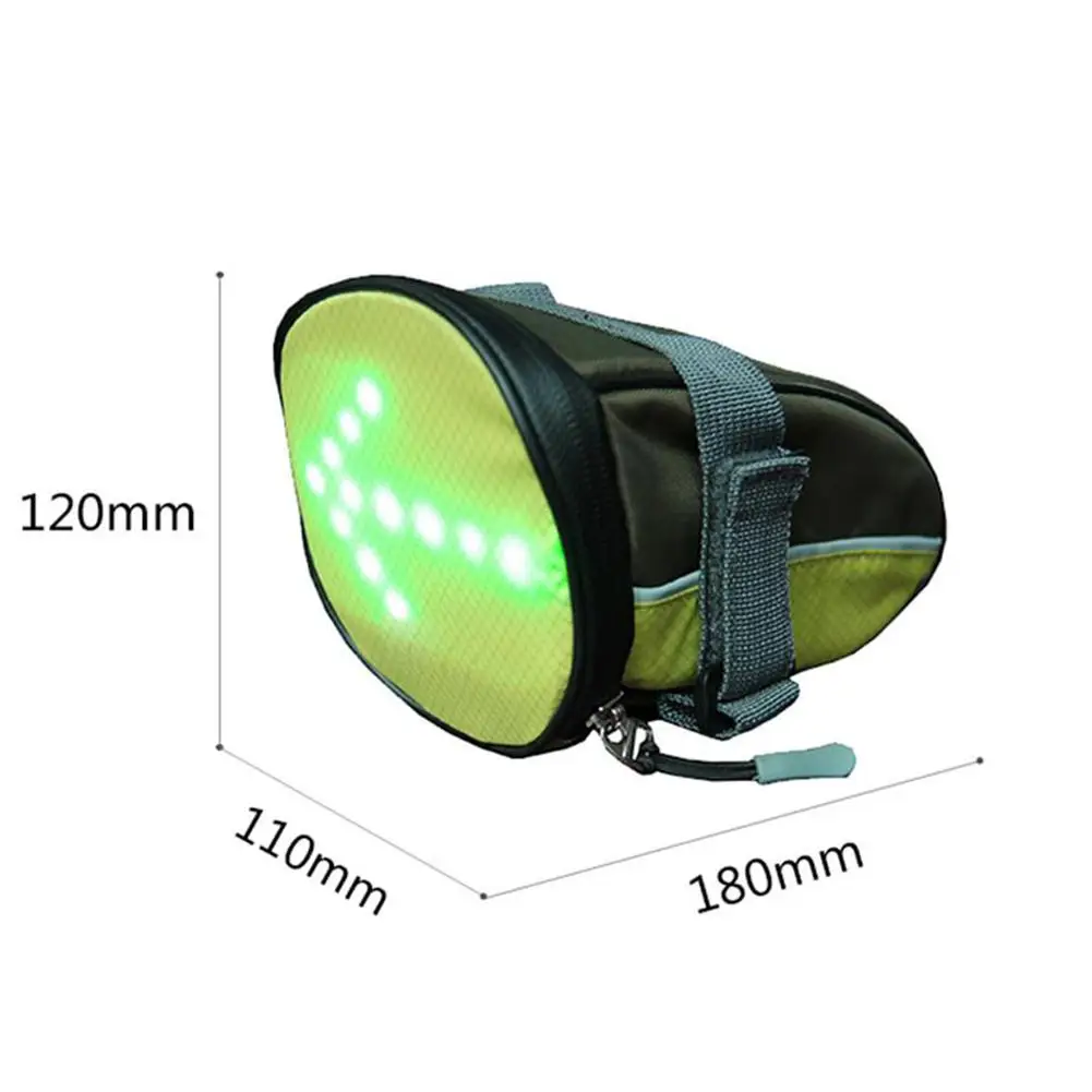 Светодиодный сигнальный светильник для велосипеда с креплением на цепочке, защитный задний беспроводной светильник с дистанционным управлением