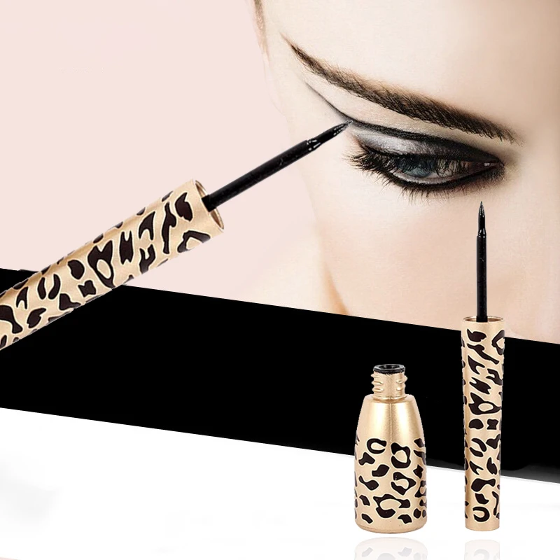 LEARNEVER 2pcs Waterproof Eyeliner Leopard Liquid Eyeliner+Eye Pencil Liquid Make Up Beauty Cosmetic Eye Liner Pencil Pen Makeup LEARNEVER 2pcs Waterproof Eyeliner Leopard Liquid Eyeliner+Eye Pencil Liquid Make Up Beauty Cosmetic Eye Liner Pencil Pen Makeup
