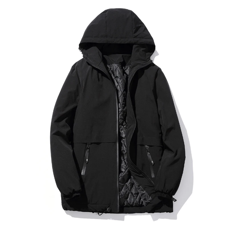 Новые модные мужские зимние парки негабаритных 6XL 5XL теплая зимняя куртка мужская