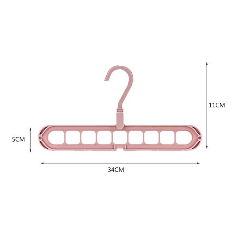 Многофункциональная Складная Волшебная вешалка с девятью отверстиями, вращающаяся Волшебная вешалка для одежды, для сушки одежды, для дома, спальни, держатель для хранения
