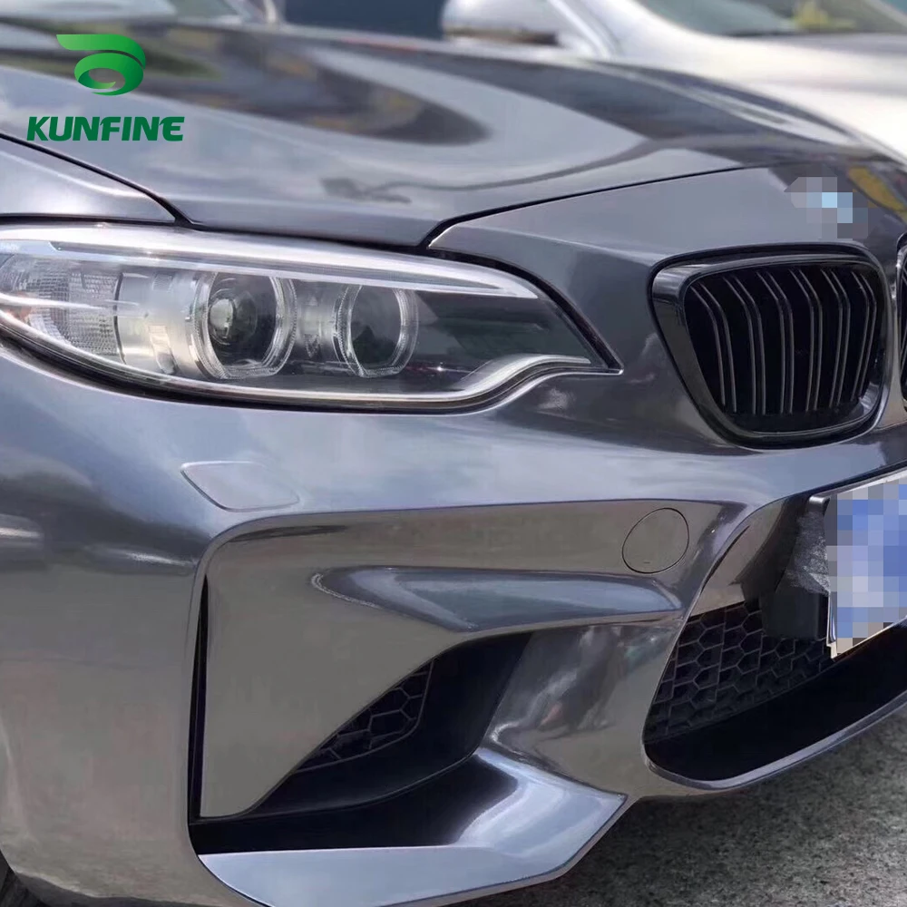 Car Vinyl film Body Sticker Car sticker Metal Gray (2)