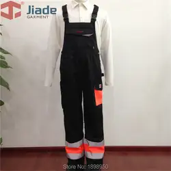 Jiade взрослый зимний комбинезон высокой видимости брюки мужские рабочие Светоотражающие зимний комбинезон брюки