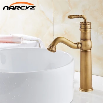 

Soild brass bronze control antique ceramic basin faucet crane cock bathroom basin mixer tap robinet antique tap XT910