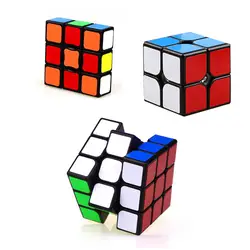 3 шт./компл. Neo кубик-спиннер 1x3x3/2x2x2/3x3 Magic cube образования Игрушка Черный блесны ручной Cubo Magico игрушки для детей Подарки