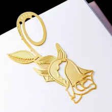 DHL,, 100 штук, металлические золотые розовые закладки для офиса, украшения