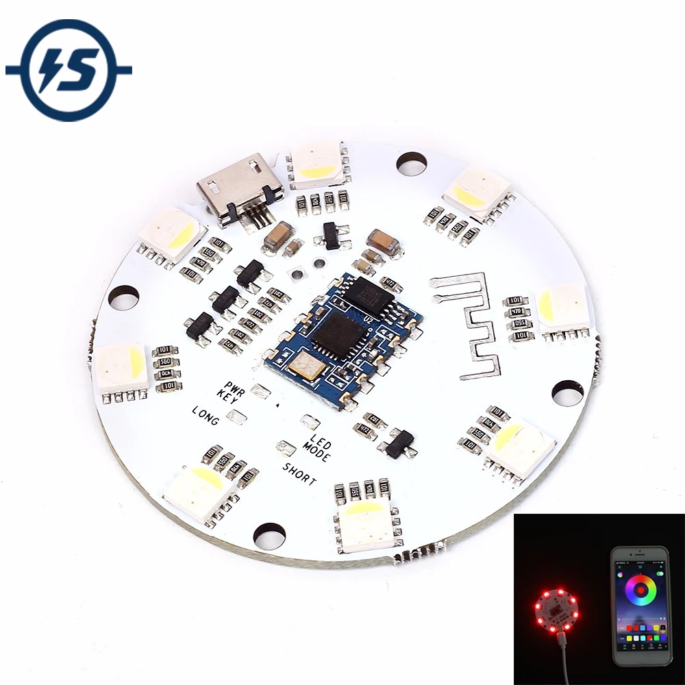 DC 3.6 5V RGBW Bluetooth LED 4.0 BLE PWM Lamps Light Module Lighting