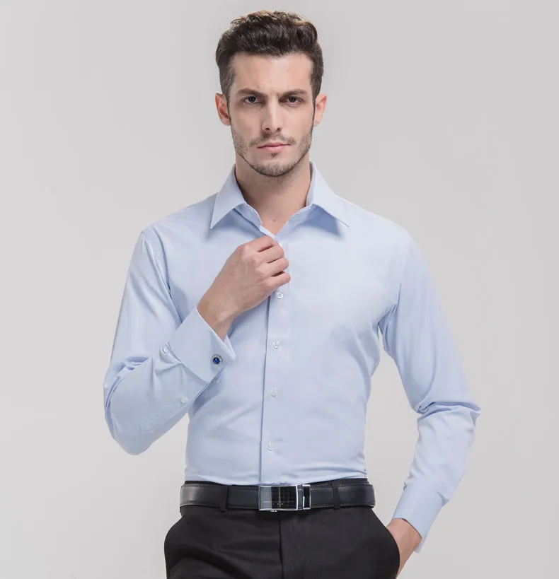 Orinery Лидер продаж дизайнер белый French Cuff Dress Shirt классическая мужская рубашка с длинным рукавом Slim Fit Марка мужская одежда с запонки