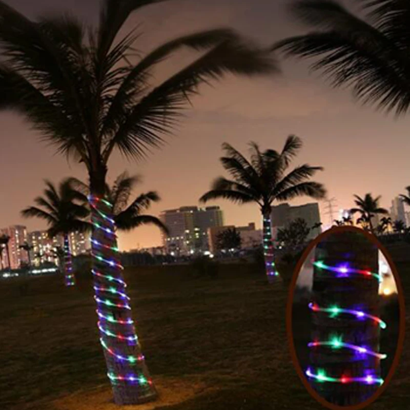 

Solar Lamp Garden/Outdoor Waterproof String Light 7M/50LED Colorful Hose Light Christmas New Year LED Lamp Decoration