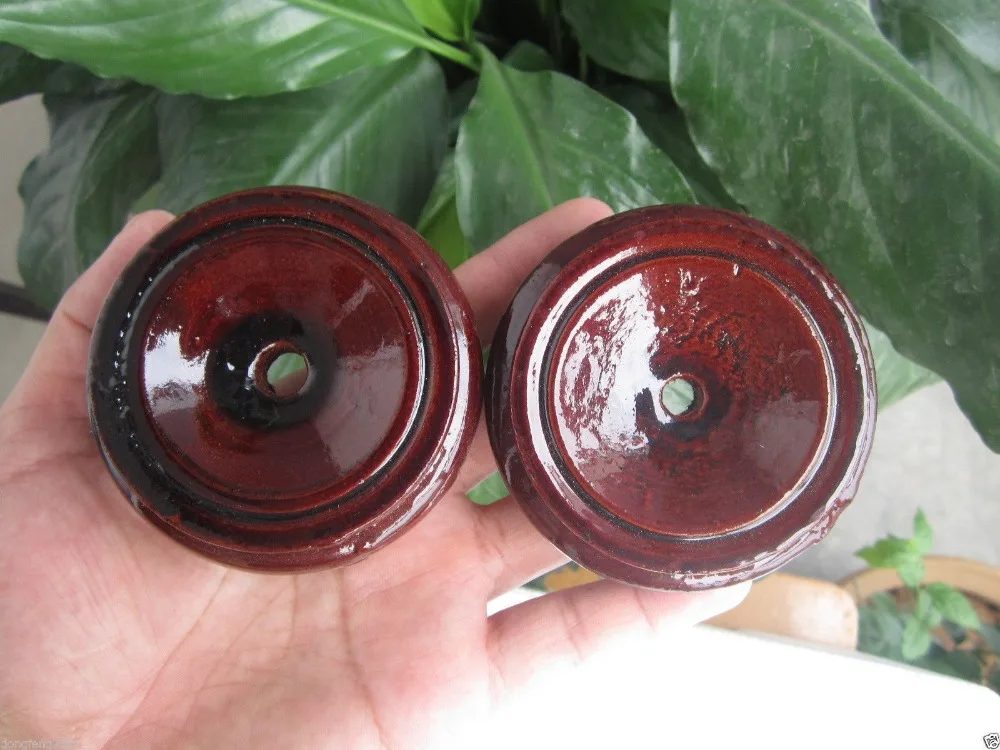 

Lot 2pcs Wood Stand Pedestal Holding Crystal Sphere Ball!use Can be put 90-120mm ball