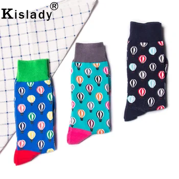 

2019 Winter Fashion Men's Streetwear Plus Size Cotton Long Happy Socks Star Diamond Cool Funny Socks Tube Painting Luxury Socks
