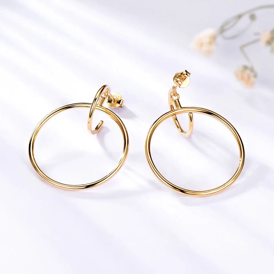Женские серьги кольца из серебра 925 пробы|earrings for|earring for weddingearrings women |