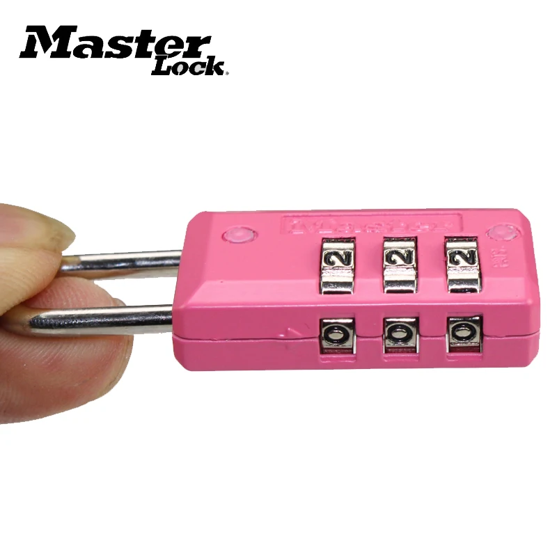 Master Lock Keyed Padlock Password Smart for Lock code for a Suitcase Combination Lock for bag Carousel gym locker lock Mini (8)