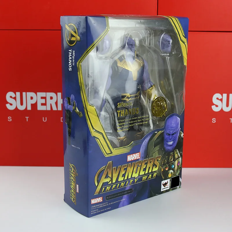 Новая фигурка shf игрушки Мстители Бесконечность войны танос Человек паук Капитан