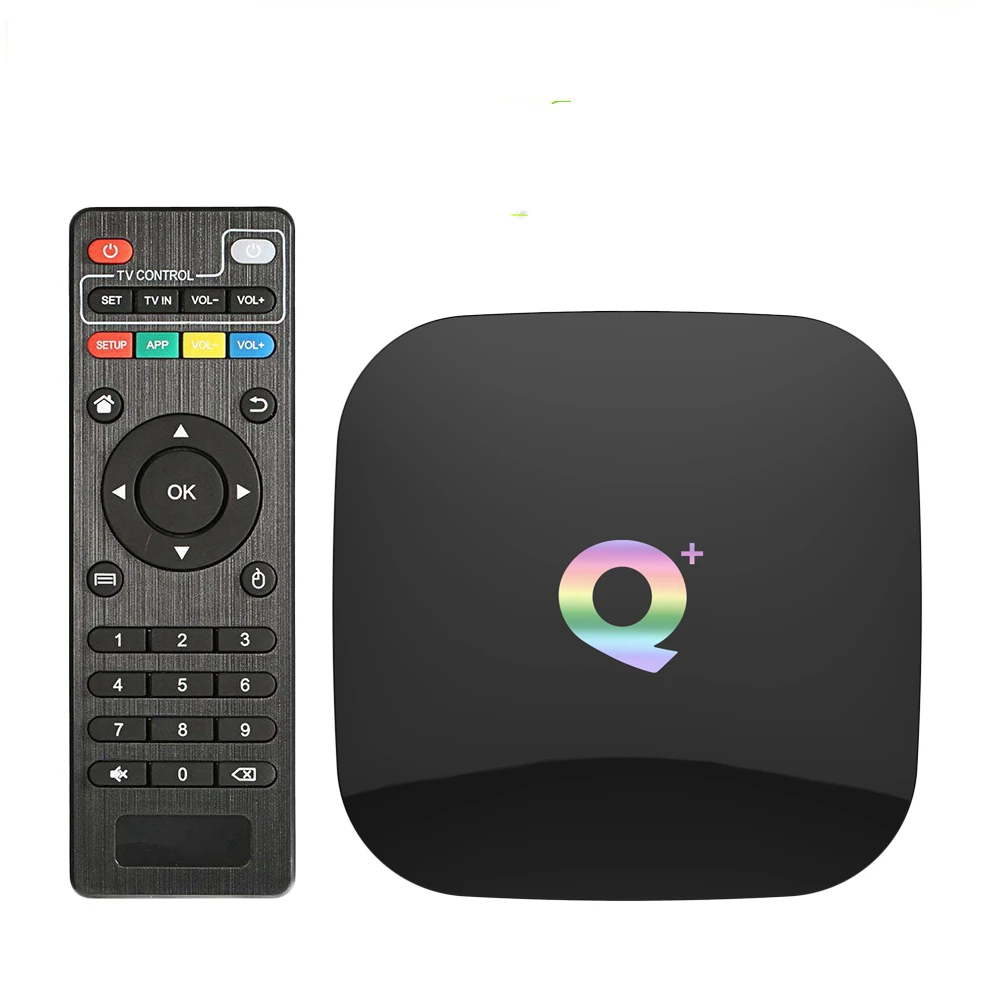 

Q Plus tv box 4GB 32GB 64GB TV BOX Android 8.1 Allwinner H6 Quadcore cortex-A53 2.4GHz Wifi 100M 6K Media Player smart tv box