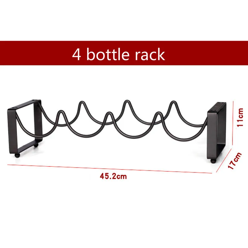 Железный креативный Европейский бытовой держатель для красного вина витрина для вина кронштейн винный счетчик спиртовой бутылки расположение простые железные Держатели - Цвет: C2