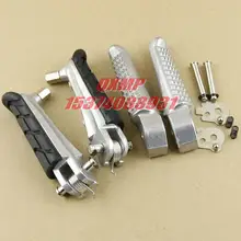 Motorcycle Front / Rear Footrests Foot pegs For Honda CB400 Superfour VTEC 1-4 CB250 CB600 CB900 Hornet 250 600 900 CB1300