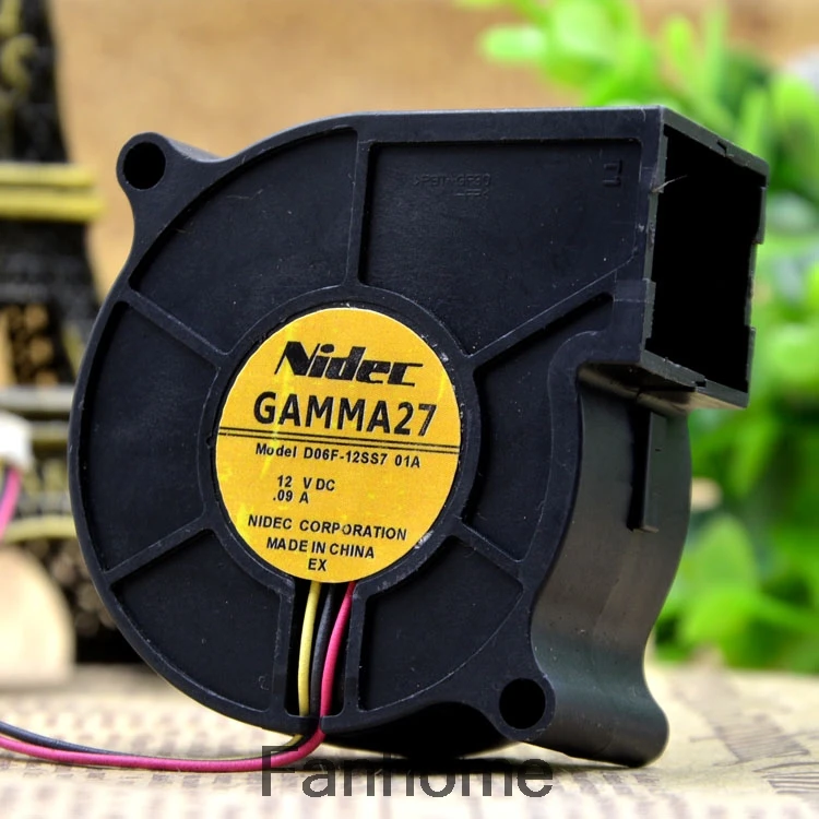 Охлаждающий вентилятор проектора для NIDEC GAMMA27 D06F-12SS7 6025 6CM 12V 0.09A | Компьютеры и офис