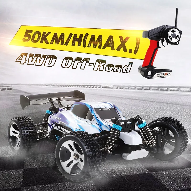 Гоночная машина с ПУ 4WD Ware Runner OFF-Road 40-60 км/ч высокая скорость Электрический Автомобиль 2,4 ГГц Carro Controle Remoto RTF