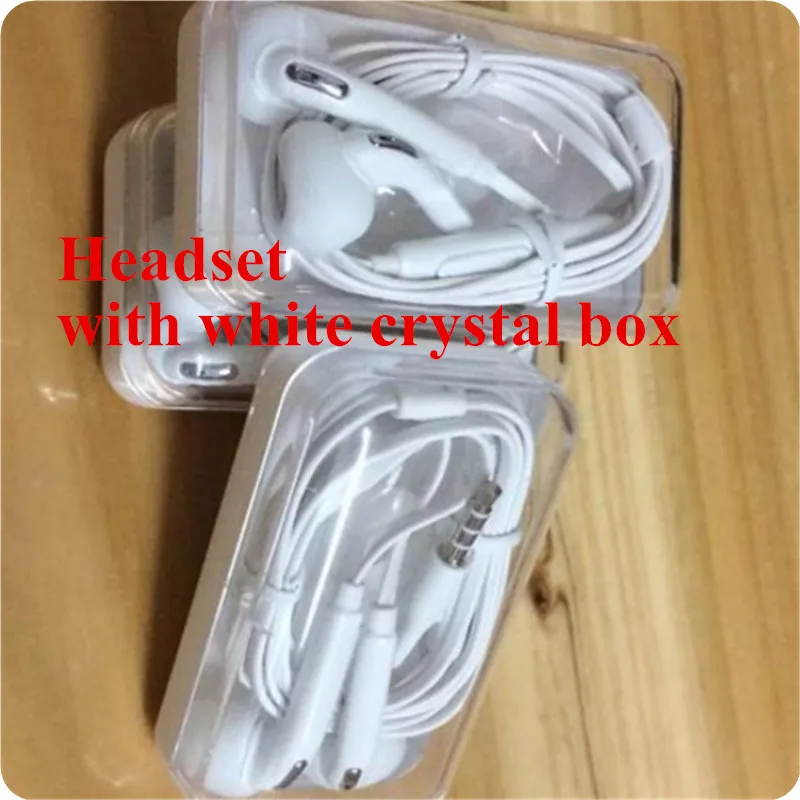 

100pcs/With Retail High Quality Headset In Ear Headphones With Remote Mic For S6 S7 S7plus S8 edge note 4 5 7
