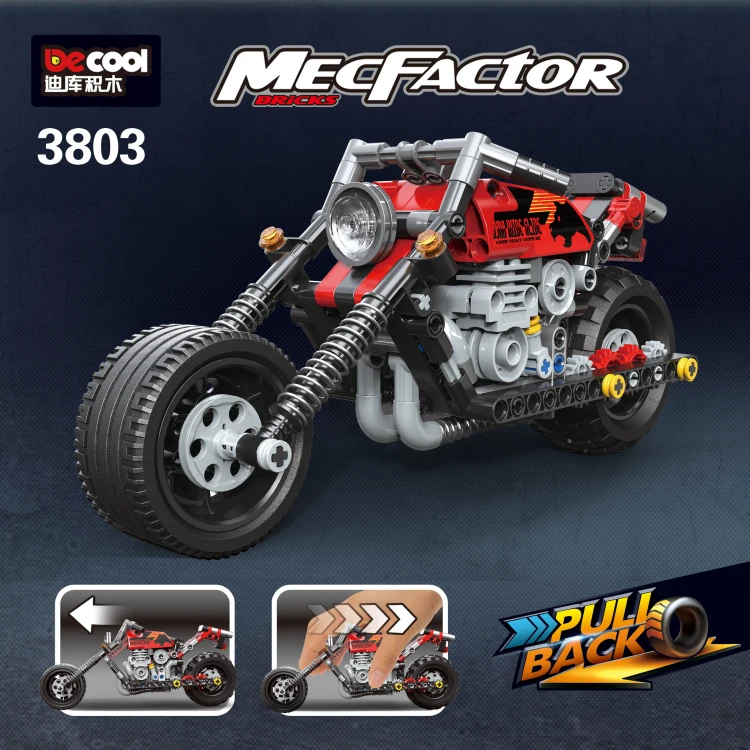 

DECOOL TECHNIC compatible Legoing technic pull back racer car Motor SUV MOC set building blocks bricks DIY Toys children gifts