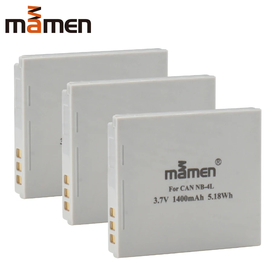 Mamen NB-4L NB4L NB 4L батарейный блок камеры для Canon IXUS 50 55 60 65 80 75 I20 110 115 120 130 117 220 225 230 255 HS SD780