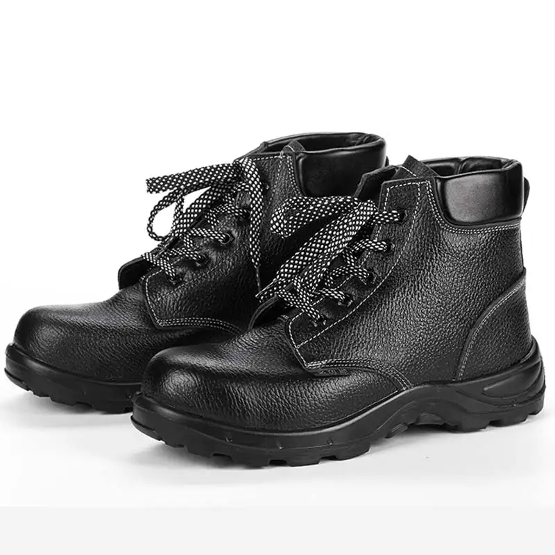 Men Work Safety Shoes Steel Toe with Puncture Proof Midsole Slip Resistance Cow Leather Labor Insurance Shoes Large Size Men Work Safety Shoes Steel Toe with Puncture Proof Midsole Slip Resistance Cow Leather Labor Insurance Shoes Large Size
