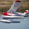 FMS – Avion RC J3 Cub Piper V3, 1400MM, 1.4M, avec flotteurs, entraîneur de gyroscope réflexe pour débutant, 4CH PNP, Avion de mer, J-3 ► Photo 3/6