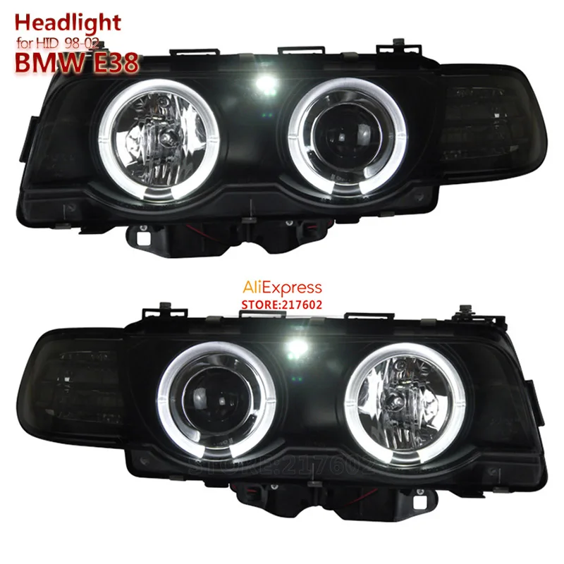 for BMW 7 Series E38 728 730 735 740li 750 Angel Eye Headlights fit
