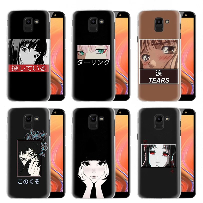 

Hard PC Phone Case Cover for Samsung Galaxy S9 S8 Plus S7 S6 Edge Note 8 9 S5 S4 Mini anime tumblr