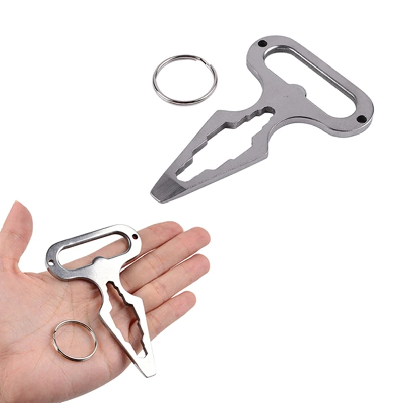 

Multipurpose Self-defense Defense Spikes Tool Wrench Opener Screwdriver Survival Kit Key Ring EDC Outdoor Camping Tools