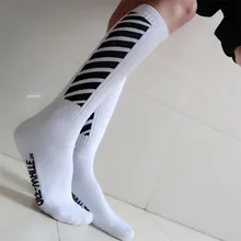 OFF WHITE Marke Socken Schwarz Gestreifte Gestrickte 100% Baumwolle Camouflage Socke Männer Hip hop Streetwear Harajuku Mode-stil Uniesex