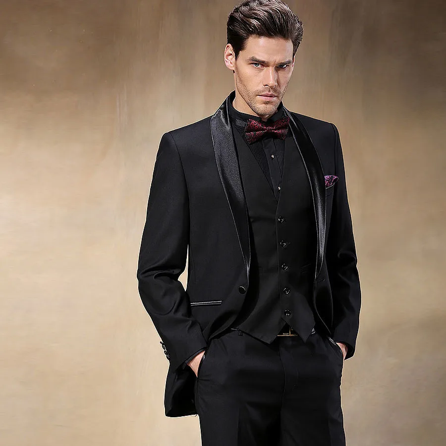 black wedding dress for man