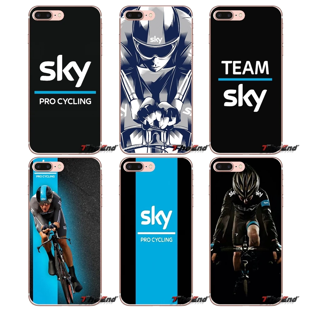 

For Samsung Galaxy Note 3 4 5 Grand Core Prime S3 S4 S5 MINI S6 S7 edge S8 S9 Plus bicycle Race Sky Pro Team Cycling Soft Case