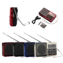 Мини Радио AM приемник портативный цифровой для Y-928SW музыкальный плеер зарядка телескопическая антенна USB AUX TF слот для карты электронный