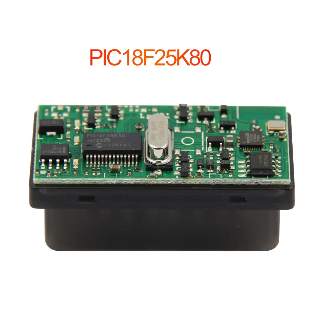 OBD2 Мини ELM327 Bluetooth диагностический инструмент с чипом PIC25K80 elm 327 V1.5 считыватель кодов для диагностики автомобиля новейшее сканирование - Цвет: Single PCB-Black