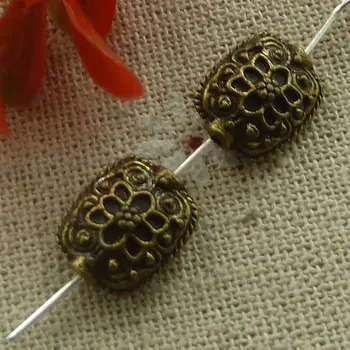 

120 pieces bronze plated nice spacers 13x10mm #1979