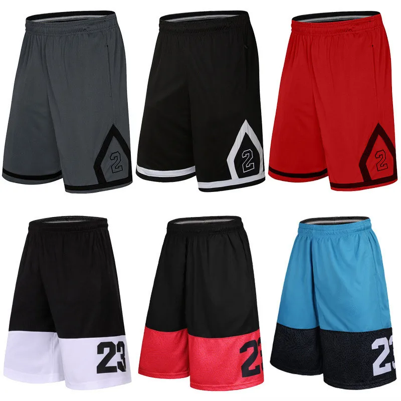 

2019 New Summer Basketball Shorts Men Sport Knee Length Breathable Feminino Fitness Running Short Trouser Male Plus Size