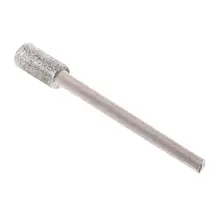 NEW 5PCS Diamond Coated Cylindrical Burr 4mm Chainsaw Sharpener Stone File Chain Saw Sharpening Carving Grinding Tools