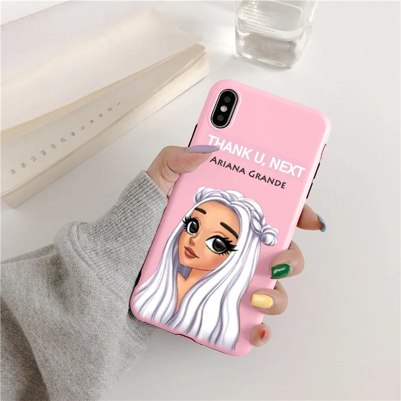 Чехол Ariana Grande Ag ciciber thank u, the next adoante из ТПУ для iPhone 4 5 6 7 8 plus x XR fundas Capa Cover - Цвет: --P