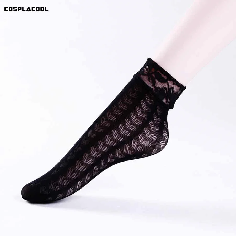 [Cospacool] Новые модные сексуальные ажурные носки для женщин/девушек Sox Meias женские