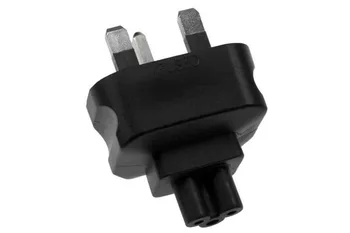 

LBSC UK fused 3 prong plug to C5 3 prong receptacle