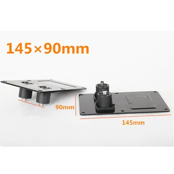 

Audio Junction Box Mounting Plate Stage Input Wiring Board Integrated Aluminum Plate Double 4-Core Card Holder Female 145×90mm