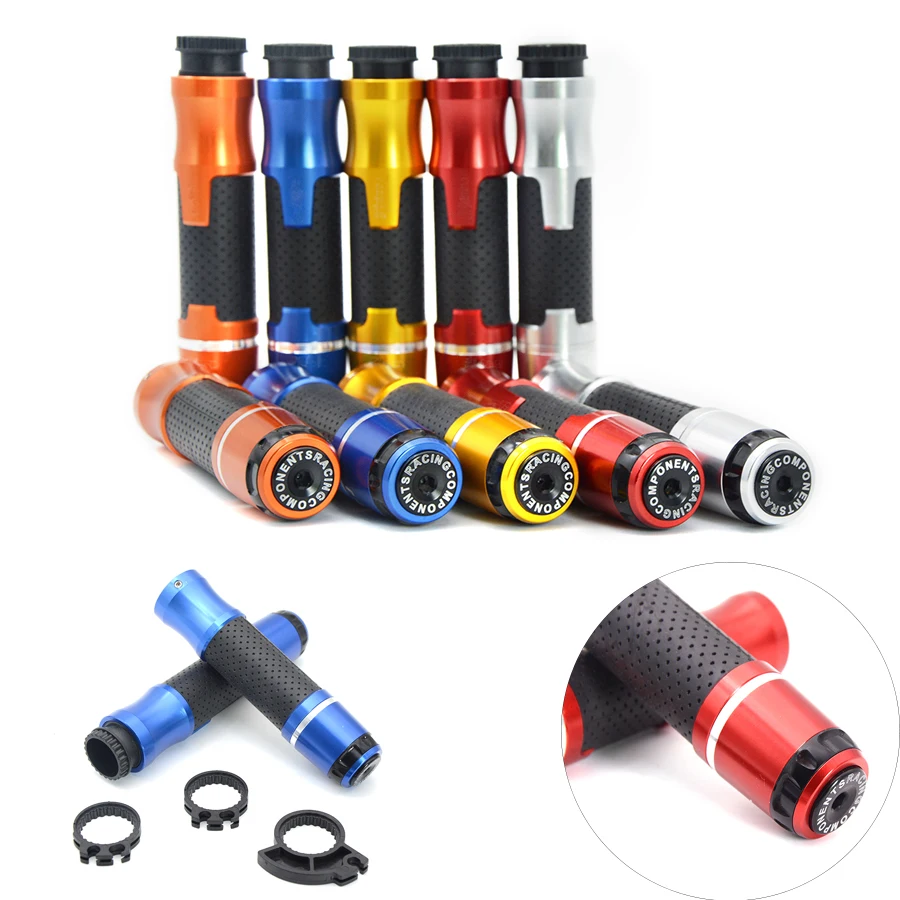 7/8'' 22mm CNC Motorcycle Handlebar Ends Motorbike Handle Bar Grips for