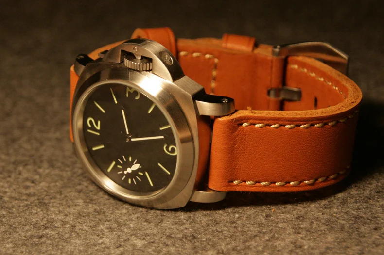 44 мм PARNIS с черным циферблатом азиатские 6497 17 jewels механические мужские часы с ручным заводом зеленые светящиеся механические часы 18P