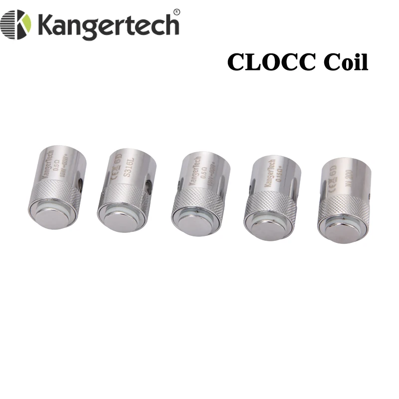 Сменная катушка Kanger CLOCC 20 шт./лот 0 5ом SS316L 15 Ом Ni200 для электронных сигарет
