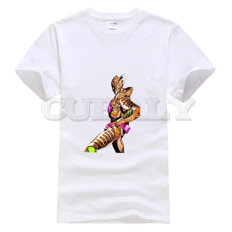 

2019 New T-shirt Print Jojo Bizarre Adventure Thsirt Cool Japan Anime Cartoon Comics Summer Dress Men Tee Street Funny T Shirt