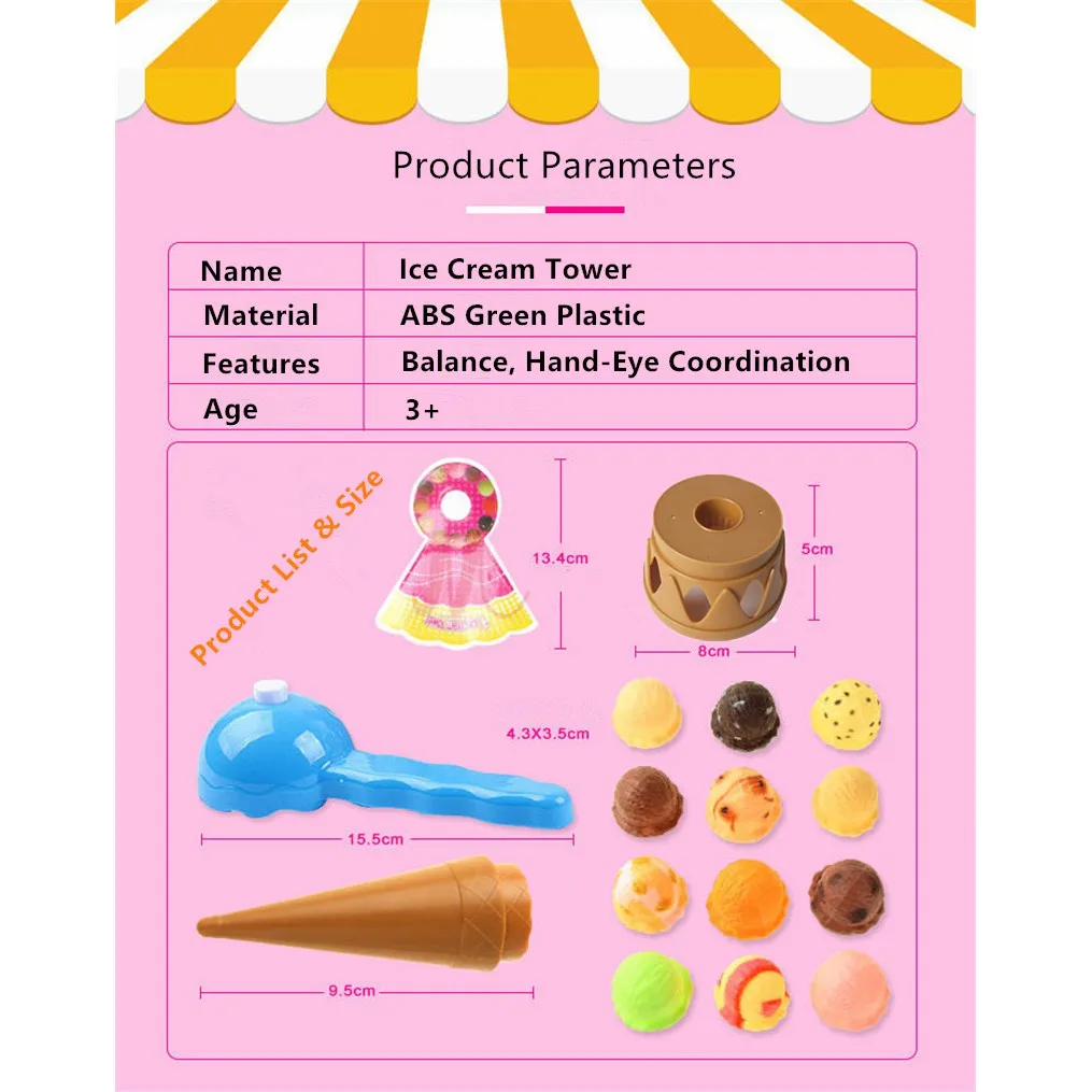 Дети искусственная еда кухня игрушка мороженое стек играть дети ролевые игры игрушечные лошадки Развивающие Игрушки для маленьких подарки