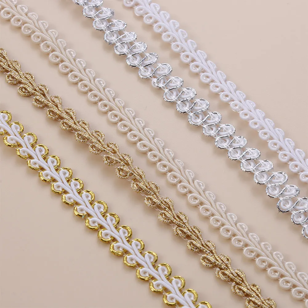 Lace Trim Fabric Lace Fabric Lace Ribbon Lace Garment Accessories Lace Sewing Supplies Lace Accessories Lace Sewing Accessories Clothing Accessories 5m/lot for DIY Clothes Wedding Crafts