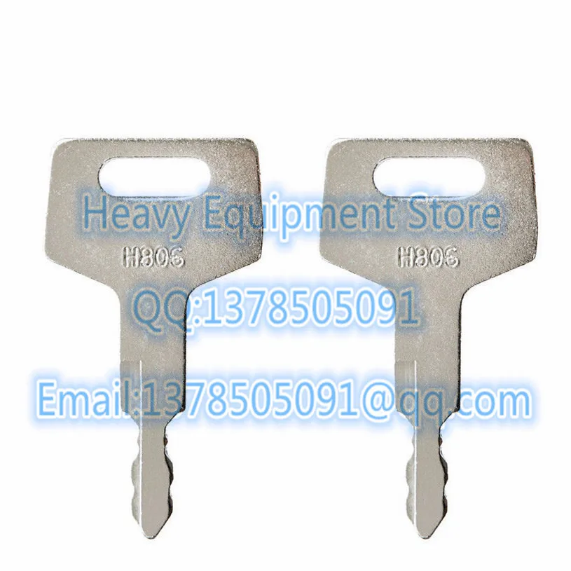 

2 PCS H806 Equipment Ignition Starter Switch Coil Lock key for Takeuchi Gehl Hitachi Mustang New Holland 17001-00019 180845
